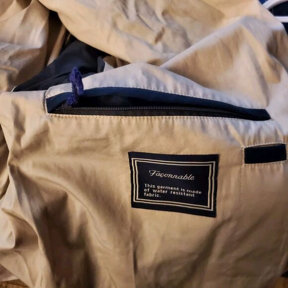 Faconnable Men's Bomber Jacket Size LT Navy - Picture 16 of 16